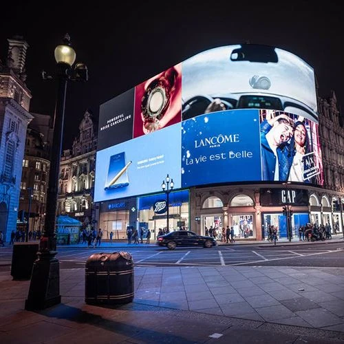 LED ekranas, skirtas reklamai lauke